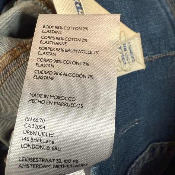 NWT We The Free Bella Moto Skinny Jeans size 25 - Picture 15 of 15